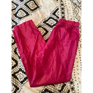 Vintage Lacoste Pink Windbreaker Pants Size Large